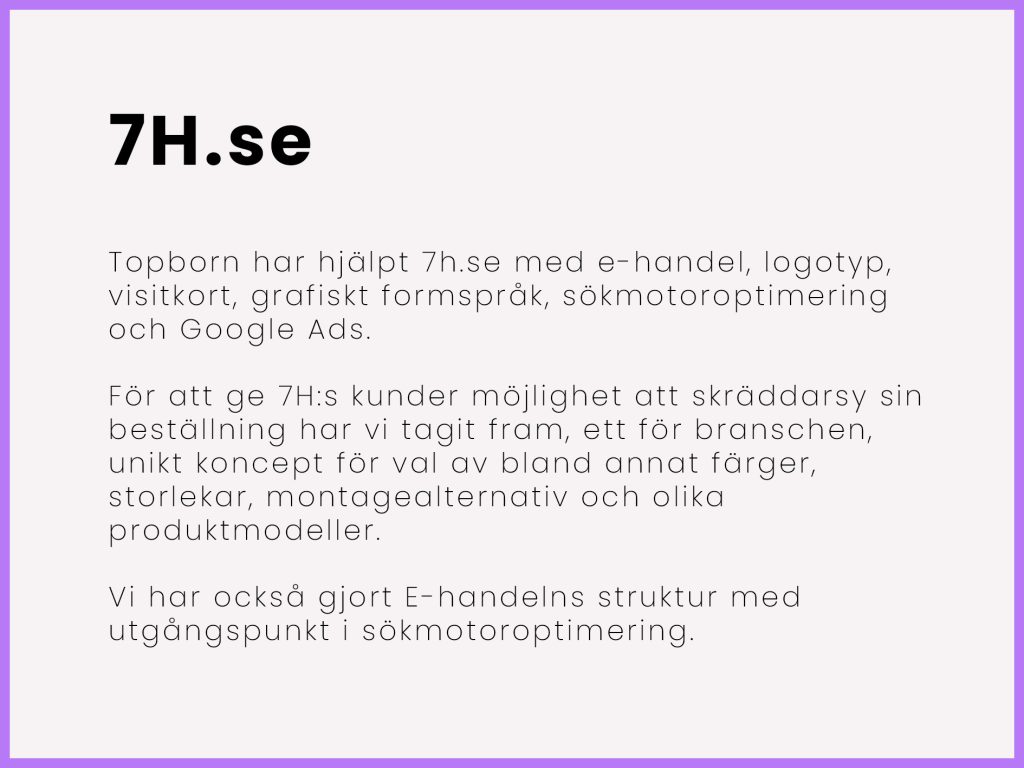 7H.SE 2 Faktaruta om 7H